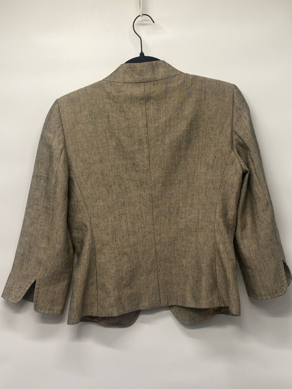 Max Mara Women’s Linen Skirt Suit Brown/Beige size 6. Made in Italy. - Picture 3 of 12